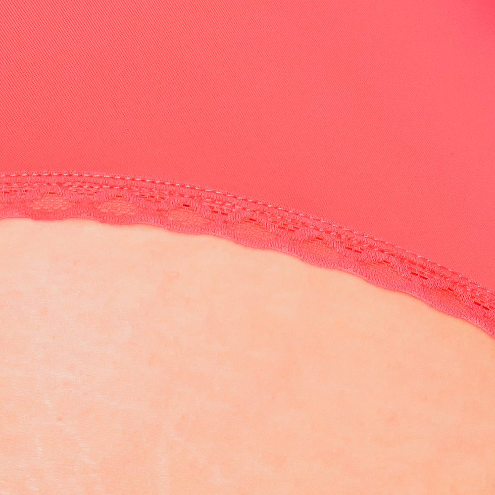 
                  
                    Periodenslip MINA pink rosa Detail Spitzenrand schlicht
                  
                